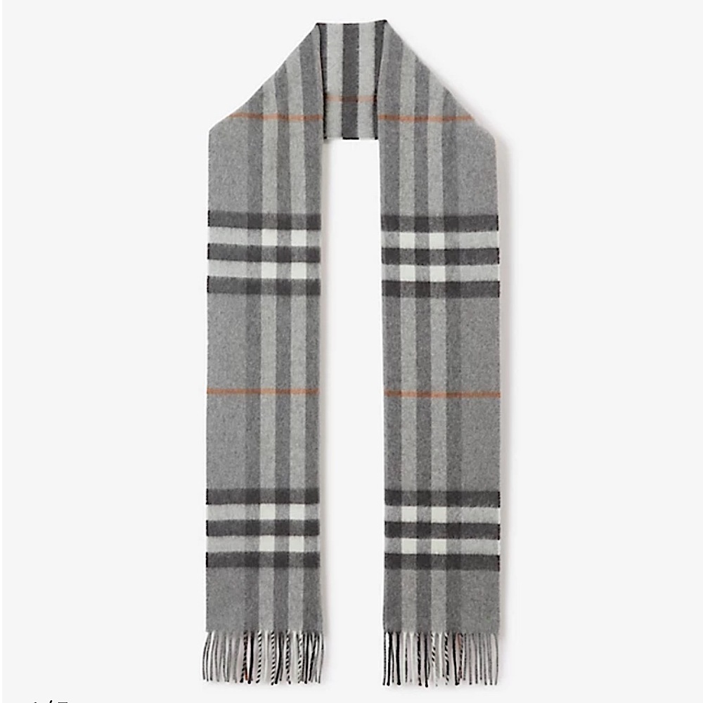 Burberry Check Cashmere Scarf